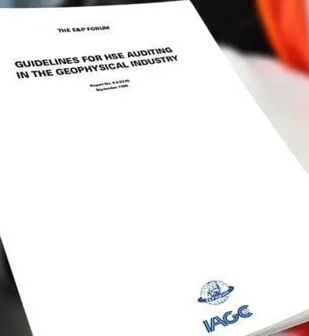 Guidelines for HSE auditing in the geophysical industry