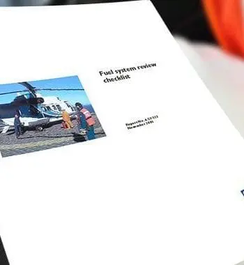 Fuel system review checklist