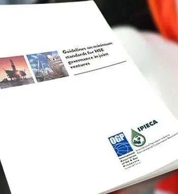 Guidelines on minimum standards for HSE governance in joint ventures