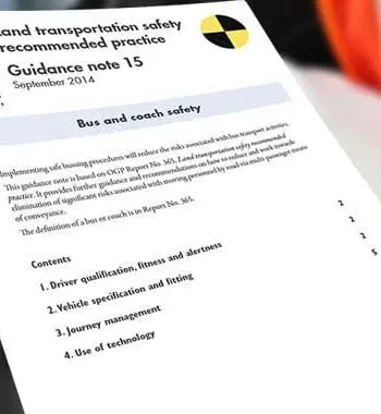 Land transportation safety recommended practice - Bus and coach safety
