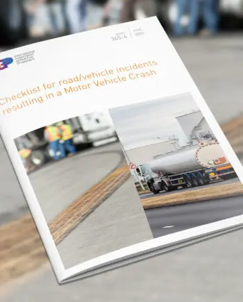 Checklist for road/vehicle incidents resulting in a Motor Vehicle Crash