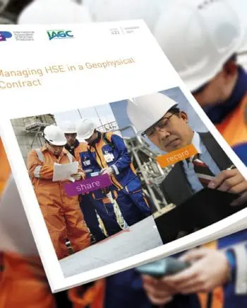 Managing HSE in a geophysical contract