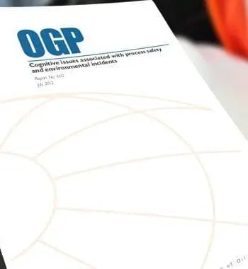 Cognitive issues associated with process safety and environmental incidents