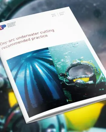 Oxy-arc underwater cutting recommended practice