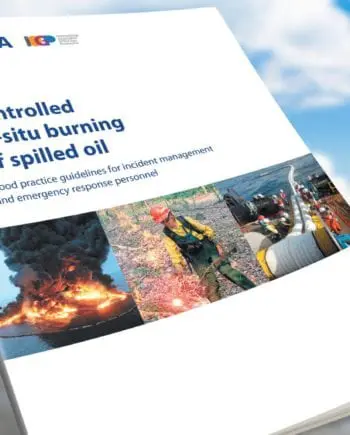 Controlled in-situ burning of spilled oil-banner