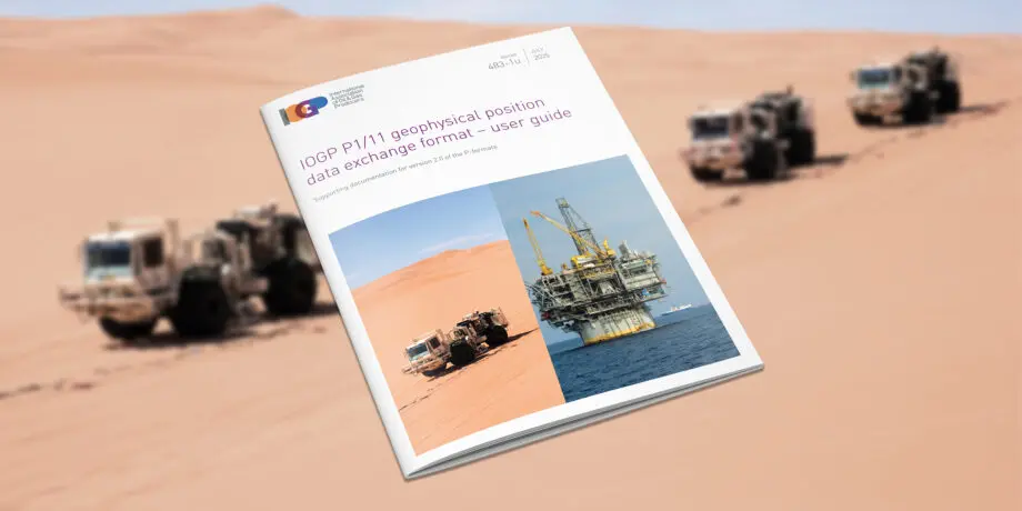 IOGP P1/11 geophysical position data exchange format - user guide