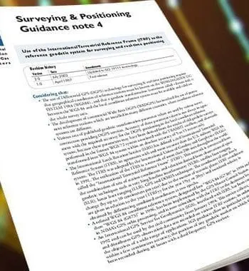 Use of the International Terrestrial Reference Frame (ITRF) as the reference geodetic system for surveying and real-time positioning
