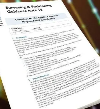 Guidelines for the quality control of proposed well coordinates
