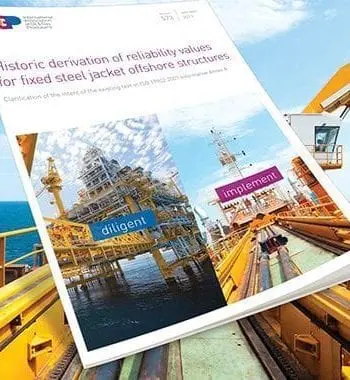 Historic derivation of reliability values for fixed steel jacket offshore structures