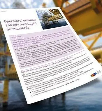 Operators' position and key messages on standards