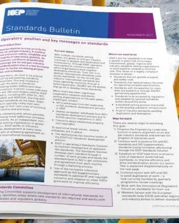 IOGP Standards Bulletin 2017