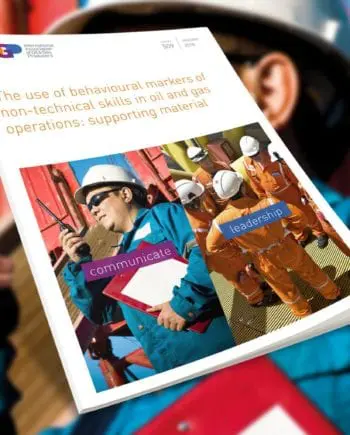 Guide to the use of behavioural markers of non-technical skills in oil and gas operations supporting material cover image