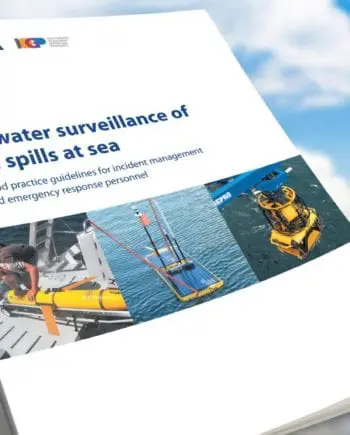 In-water surveillance of oil spills at sea - banner