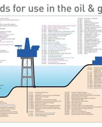 ISO Standards for use in the oil & gas industry - A3 poster