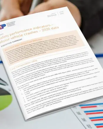 Safety performance indicators – Motor vehicle crashes – 2020 data - executive summary