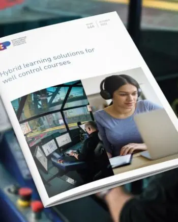 Hybrid learning solutions for well control courses