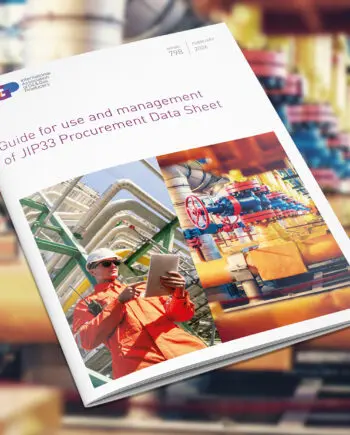 Guide for use and management of JIP33 Procurement Data Sheet