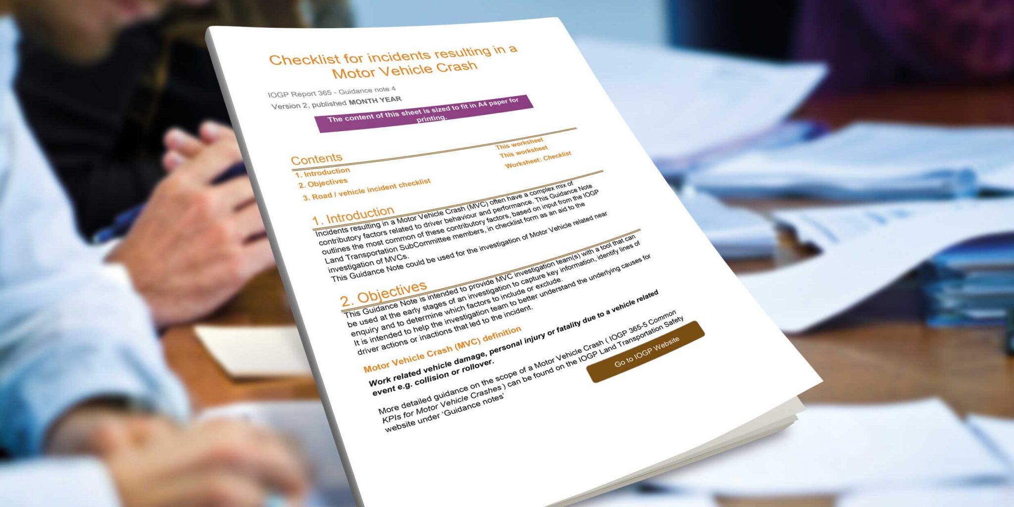 Guidelines for implementation of Active Fatigue and Distraction Detection (AFDD)
