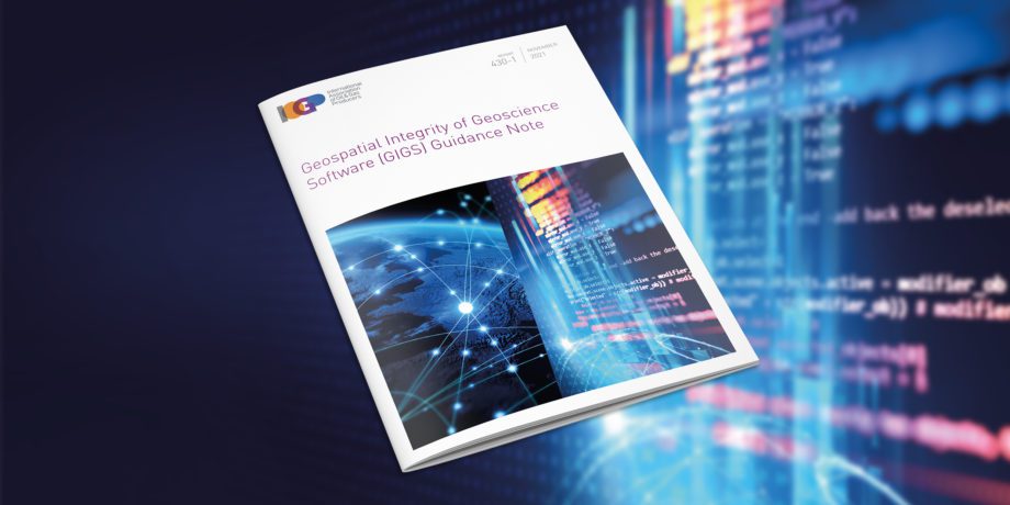 Geospatial Integrity of Geoscience Software (GIGS) Guidance Note