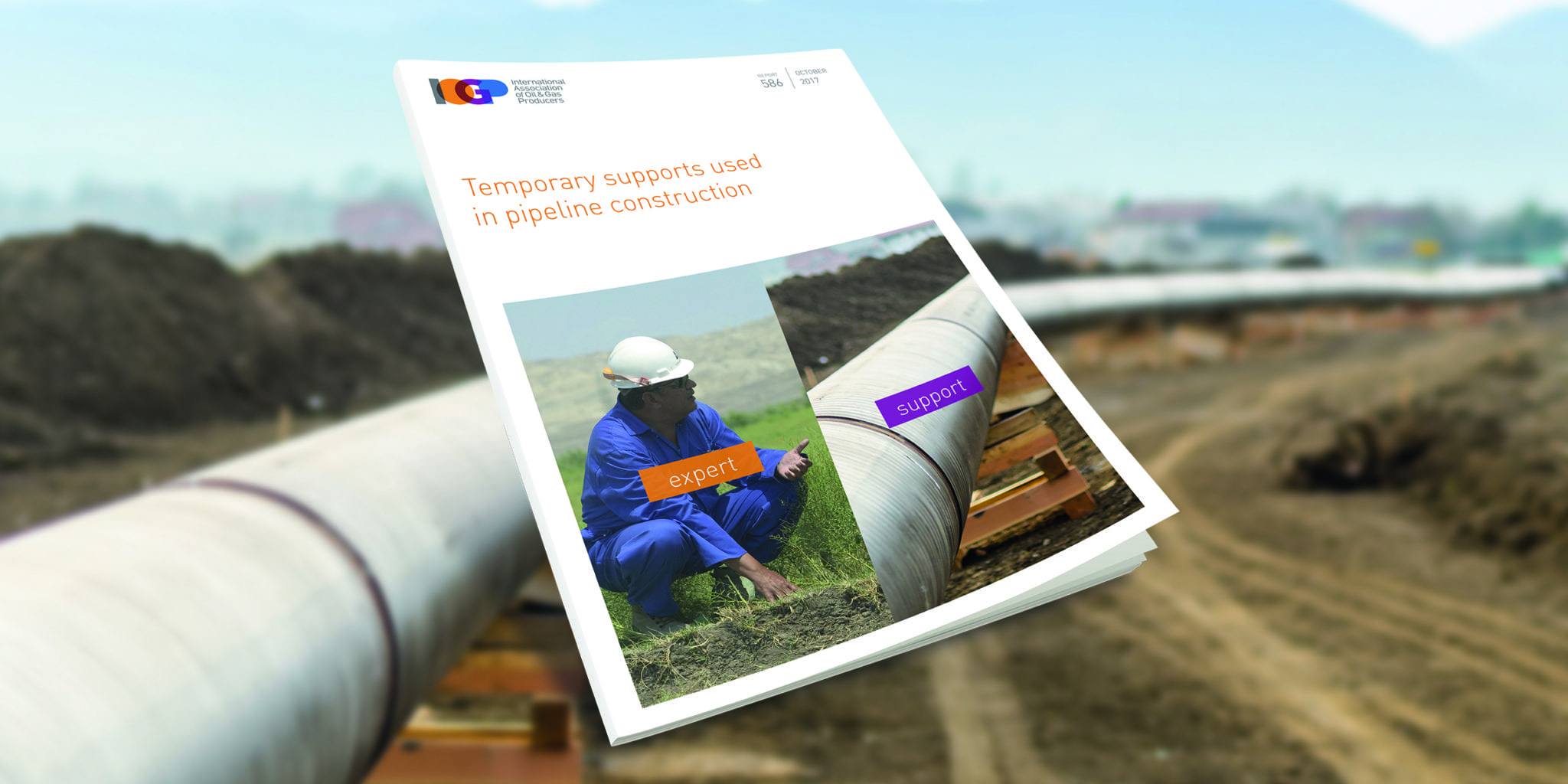 Temporary supports used in pipeline construction