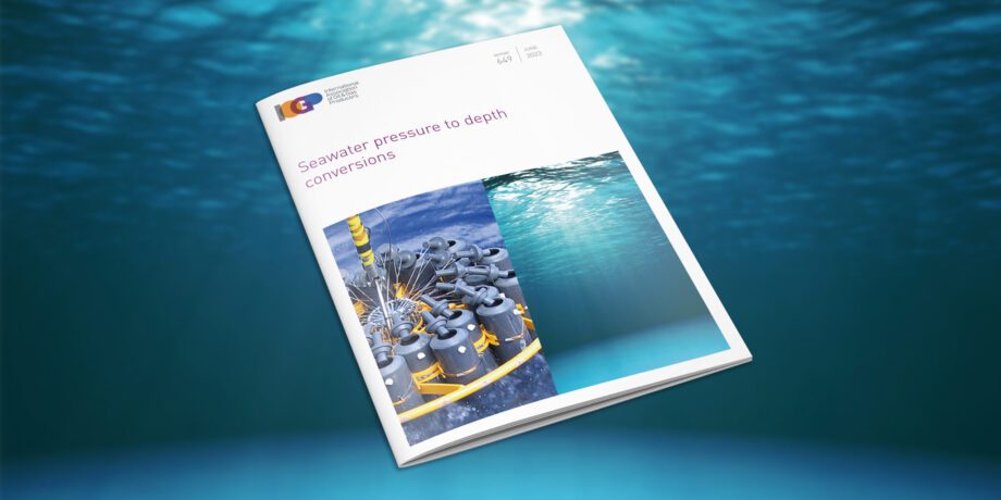Seawater pressure to depth conversions
