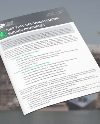 IOGP FPSO Decommissioning Guiding Principles