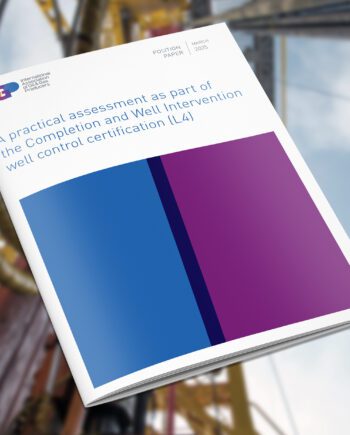 A practical assessment as part of the Completion and Well Intervention well control certification (L4)
