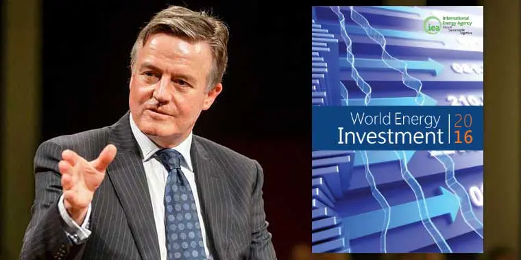 New IEA report shows that significant investment is essential