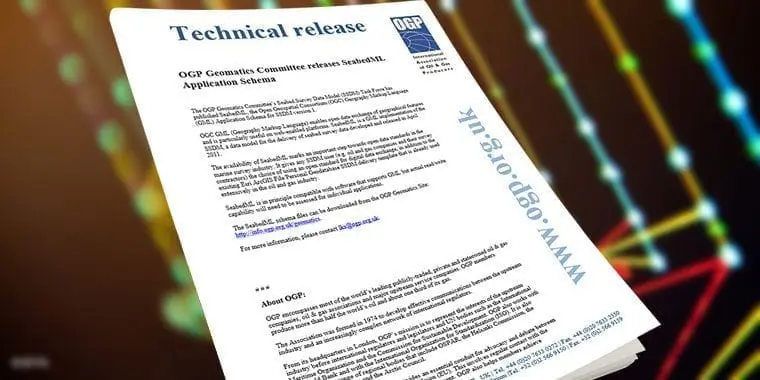 OGP Geomatics Committee releases SeabedML Application Schema