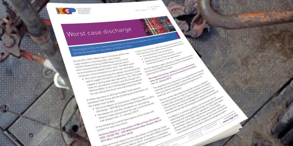 Worst case discharge - Fact sheet