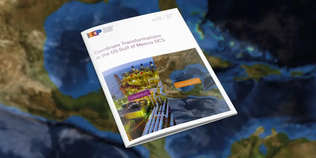 The new Geomatics Committee Guidance Note 26 (IOGP Report 373-26) describes the recommended practice for the use of coordinate reference systems (CRSs) and coordinate transformations (CTs) between CRSs for the US Gulf of Mexico Outer Continental Shelf (GoM OCS).