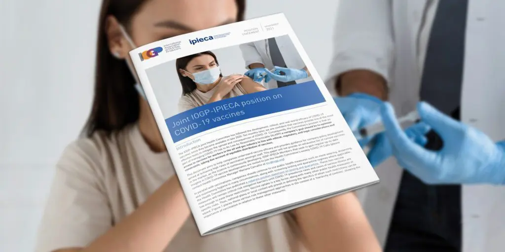 In November, IOGP and IPIECA published a position paper on COVID-19 vaccines which aims to help companies understand vaccine efficacy and provides guidance for company policy development aimed at achieving high rates of vaccination amongst staff.