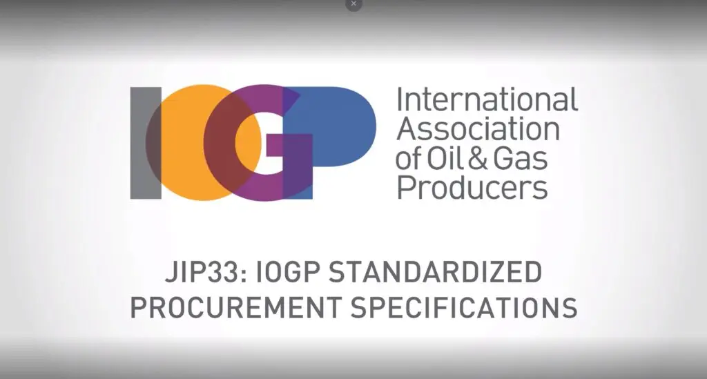 JIP33 has published its latest training video on the use of standardized procurement specifications, this time for Information Requirement Specifications.