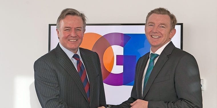 IOGP Executive Director Gordon Ballard welcomes Aker Solutions’ Chief Operating Officer Dean Watson.